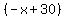%28-x%2B30%29