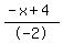 %28-x%2B4%29%2F-2