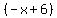 %28-x%2B6%29
