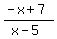 %28-x%2B7%29%2F%28x-5%29