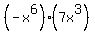 %28-x%5E6%29%287x%5E3%29