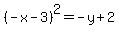 %28-x-3%29%5E2=++-y%2B2+