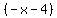 %28-x-4%29