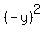 %28-y%29%5E2