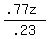 %28.77z%29%2F.23