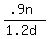 %28.9n%29%2F%281.2d%29