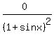 %280%29%2F%281%2Bsinx%29%5E2