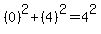 %280%29%5E2%2B%284%29%5E2=4%5E2