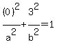 %280%29%5E2%2Fa%5E2+%2B3%5E2%2Fb%5E2=1