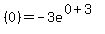 %280%29+=+-3e%5E%280%2B3%29