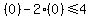 %280%29-2%280%29%3C=4