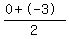 %280%2B-3%29%2F2