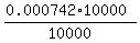 %280.000742+%2A+10000%29%2F10000