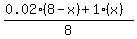 %280.02%288-x%29+%2B+1%28x%29+%29%2F8