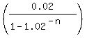 %280.02%2F%281-1.02%5E%28-n%29%29%29