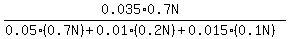 %280.035%2A0.7N%29%2F%280.05%2A%280.7N%29+%2B+0.01%2A%280.2N%29+%2B+0.015%2A%280.1N%29%29
