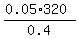 %280.05%2A320%29%2F0.4