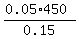 %280.05%2A450%29%2F0.15