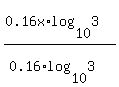 %280.16x%2Alog%2810%2C3%29%29%2F%280.16%2Alog%2810%2C3%29%29