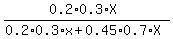 %280.2%2A0.3%2AX%29%2F%280.2%2A0.3%2Ax+%2B+0.45%2A0.7%2AX%29