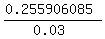 %280.255906085%29%2F%280.03%29