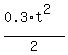 %280.3%2At%5E2%29%2F2