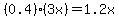 %280.4%29%2A%283x%29=1.2x