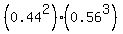 %280.44%5E2%29%2A%280.56%5E3%29