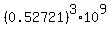%280.52721%29%5E3%2A10%5E9