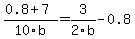 %280.8%2B7%29%2F10b=3%2F2b-0.8