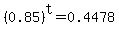 %280.85%29%5Et=0.4478