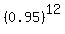 %280.95%29%5E12