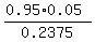 %280.95%2A0.05%29%2F0.2375