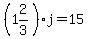 %281%262%2F3%29j=15