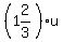%281%262%2F3%29u
