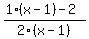 %281%28x-1%29+-+2%29%2F2%28x-1%29