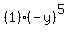 %281%29%28-y%29%5E5