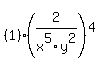 %281%29%282%2Fx%5E5y%5E2%29%5E4