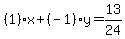 %281%29%2Ax%2B%28-1%29%2Ay=13%2F24