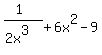 %281%29%2F%282x%5E3%29+%2B+6x%5E2+-+9
