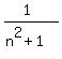 %281%29%2F%28n%5E2%2B1%29