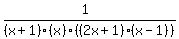 %281%29%2F%28x%2B1%29%2F%28x%29%2F%28%282x%2B1%29%28x-1%29%29