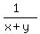 %281%29%2F%28x%2By%29
