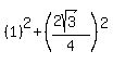 %281%29%5E2%2B%28%282sqrt%283%29%29%2F4%29%5E2