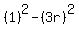 %281%29%5E2-%283r%29%5E2
