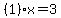 %281%29x=3