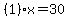 %281%29x=30
