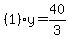%281%29y=40%2F3