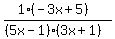 %281%2A%28-3x%2B5%29%29%2F%28%285x-1%29%283x%2B1%29%29