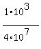 %281%2A10%5E3%29%2F%284%2A10%5E7%29